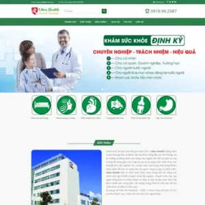 Website dịch vụ, phòng khám sức khỏe