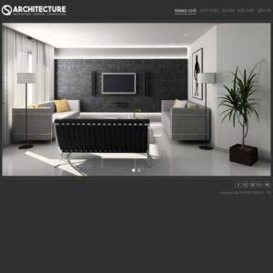 Website công ty kiến trúc, nội thất