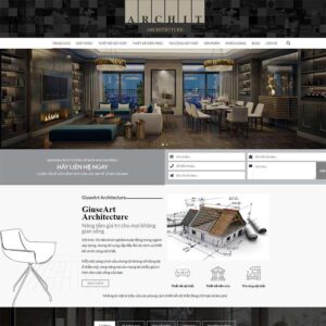 Website công ty kiến trúc 02