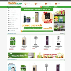 Website bán máy lọc nước
