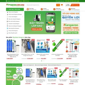 Website bán máy lọc nước 02
