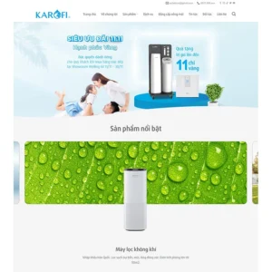 Website bán máy lọc nước 03