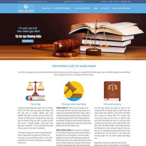 Website công ty Luật 03