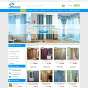 Website cửa hàng bán mành rèm