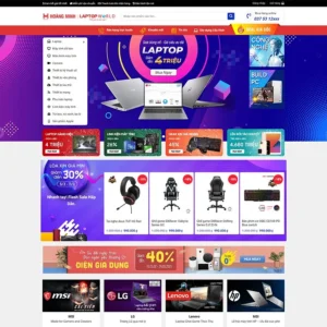 Website bán máy tính, laptop 03