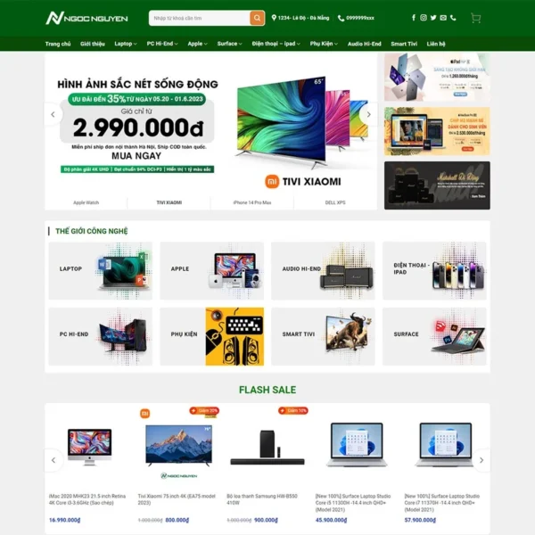 Website bán máy tính 08