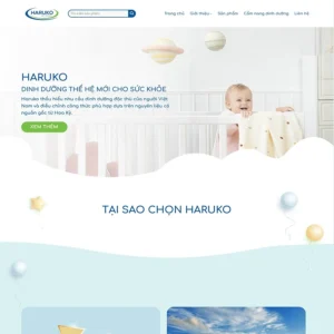 Website bán sữa cho bé 02