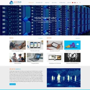 Website giới thiệu công ty dịch vụ mạng, CNTT