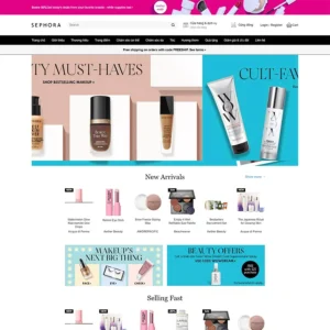 Website mỹ phẩm 12