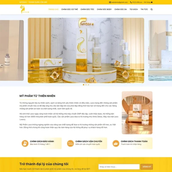 Website mỹ phẩm 17