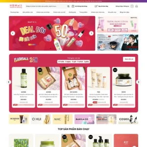 Website mỹ phẩm 21