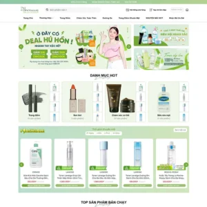 Website mỹ phẩm 24