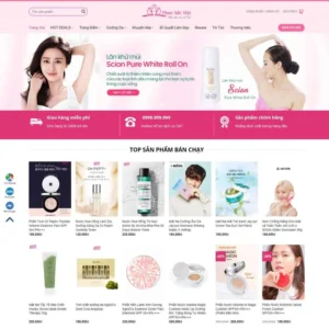 Website Shop mỹ phẩm 05
