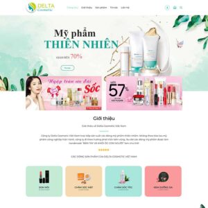 Website mỹ phẩm 09