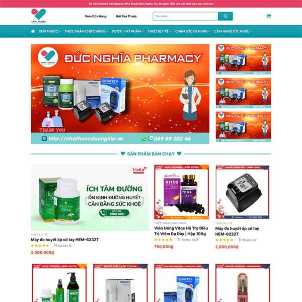 Website nhà thuốc