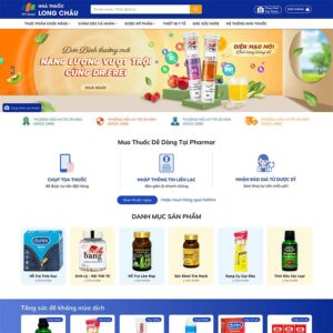 Website nhà thuốc 02