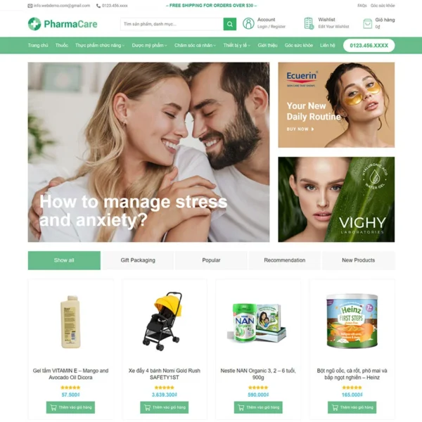 Website nhà thuốc 03