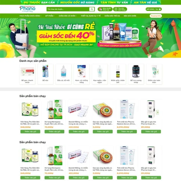 Website nhà thuốc 04