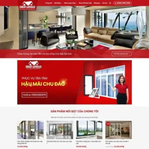Website công ty nhôm kính 02