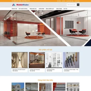 Website công ty nhôm kính 03