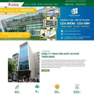 Website công ty nhôm kính 05