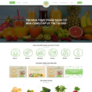 Website nông sản 03