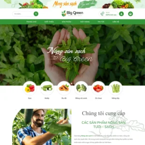 Website nông sản 05