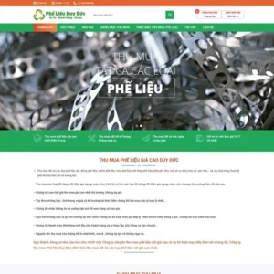 Website thu mua đồng nát, phế liệu
