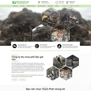 Website thu mua đồng nát, phế liệu 02