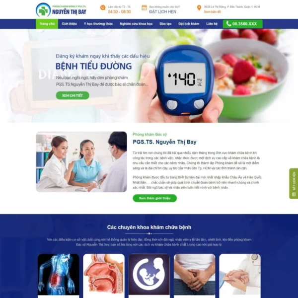 Website phòng khám đa khoa