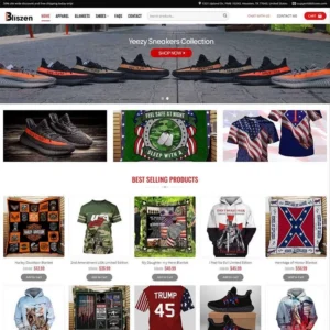 Website bán bán đồ lưu niệm, áo thun POD