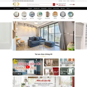 Website bán rèm cửa 03