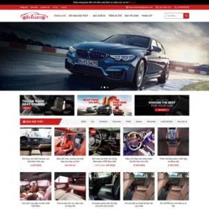 Website bán nội thất ô tô