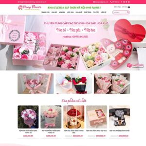 Website cửa hàng bán hoa 03