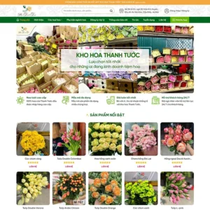 Website cửa hàng bán hoa 05
