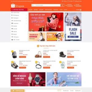 Website Shop thời trang, quần áo