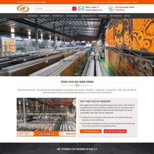 Website tổng kho đá, siêu thị đá