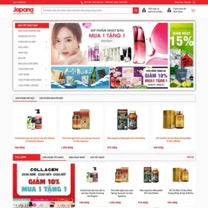 Website siêu thị hàng nội địa Nhật