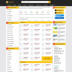 Website bán sim số
