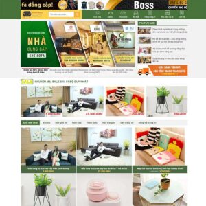 Website bán nội thất, sofa