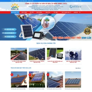 Website điện năng lượng mặt trời 02