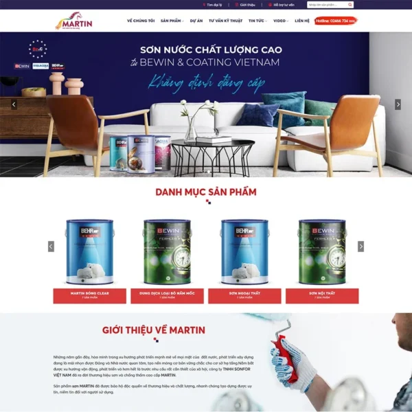 Website cung cấp sơn nước 02