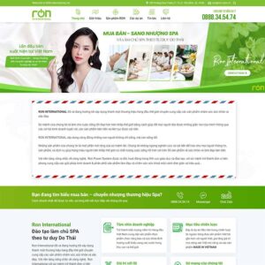 Website nhượng quyền spa