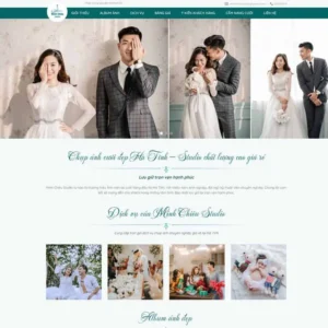 Website dịch vụ studio, chụp ảnh cưới 02