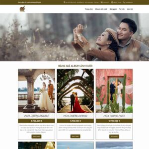 Website dịch vụ studio, chụp ảnh cưới 04