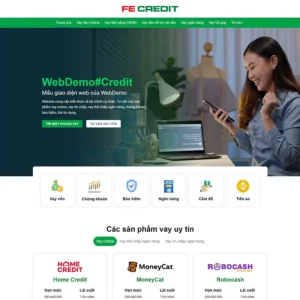 Website vay vốn, tài chính 03