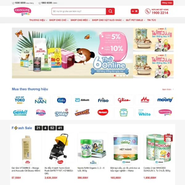 Website bán tạp hóa