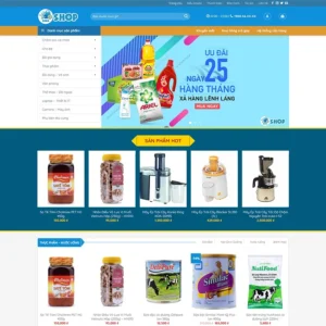 Website bán tạp hóa 03