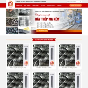 Website công ty sắt thép