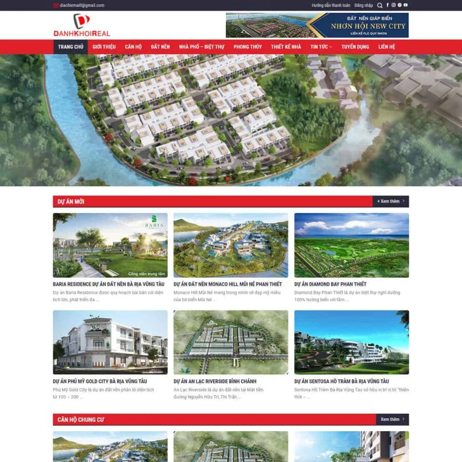 Thiết Kế Website Bất Động Sản Giá Tốt Chuẩn SEO 2 thiết kế website bất động sản